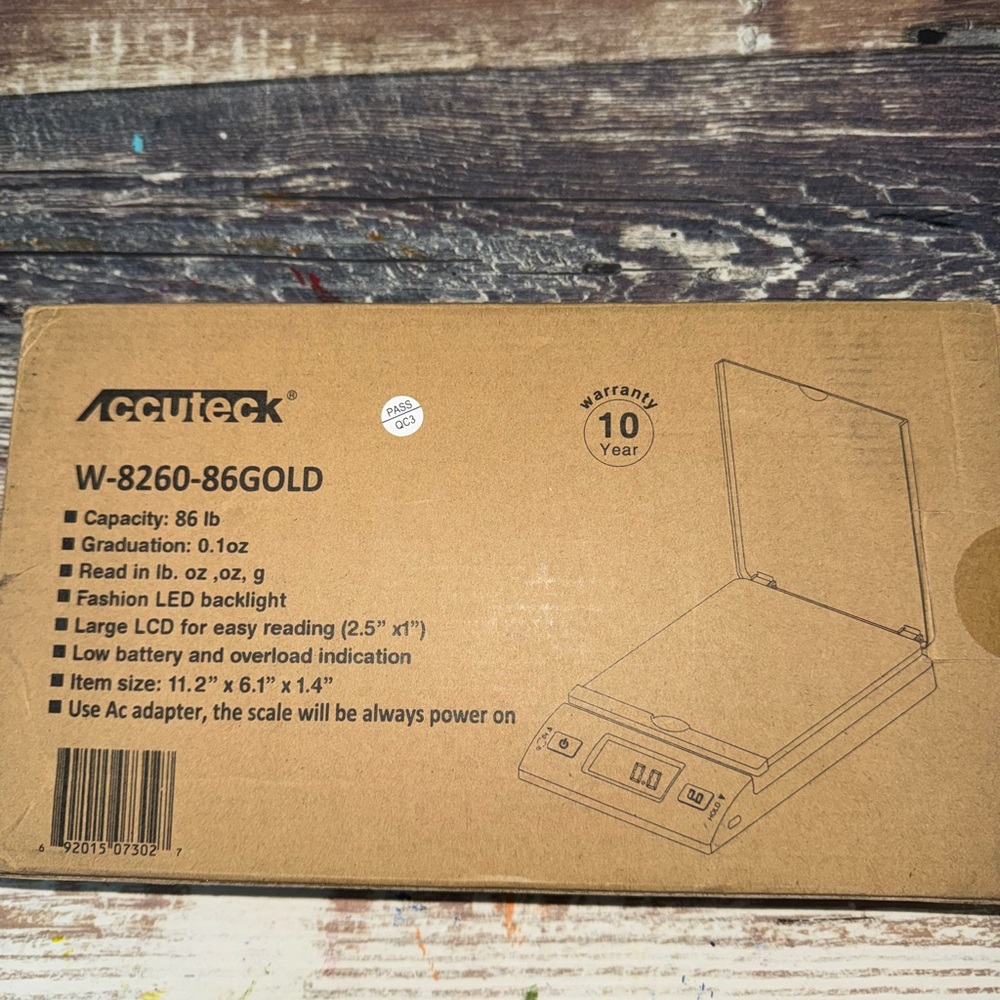 Accuteck Digital Postal Scale in Gold